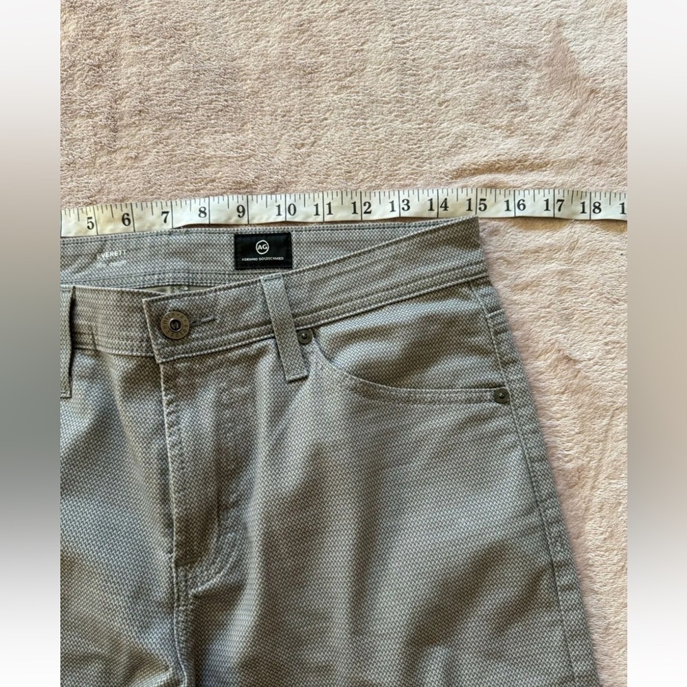 Adriano Goldschmied Everett Slim Straight Jeans Pants Beige Trousers Sz 30 - Picture 9 of 11